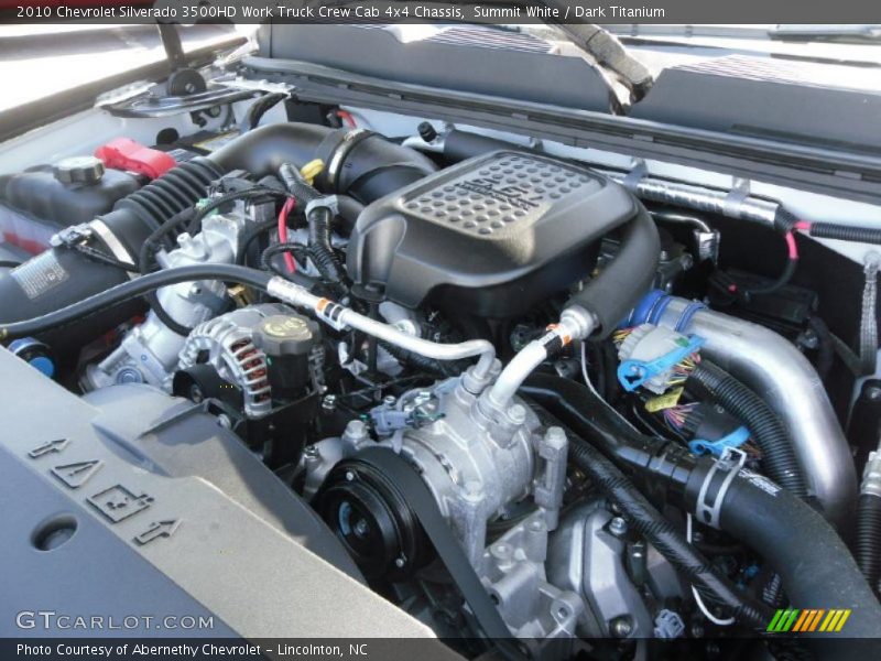 Summit White / Dark Titanium 2010 Chevrolet Silverado 3500HD Work Truck Crew Cab 4x4 Chassis