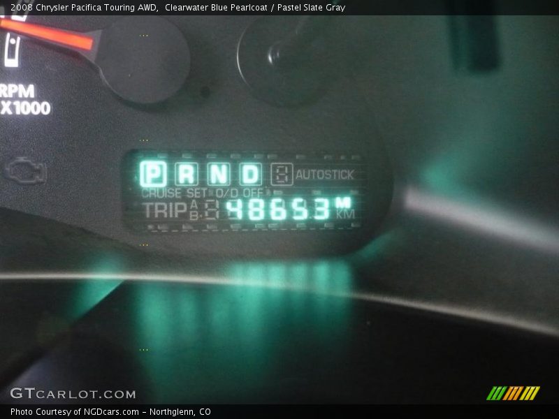 Clearwater Blue Pearlcoat / Pastel Slate Gray 2008 Chrysler Pacifica Touring AWD