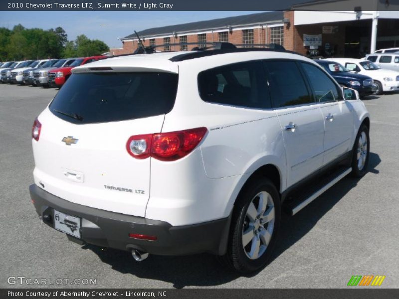 Summit White / Light Gray 2010 Chevrolet Traverse LTZ