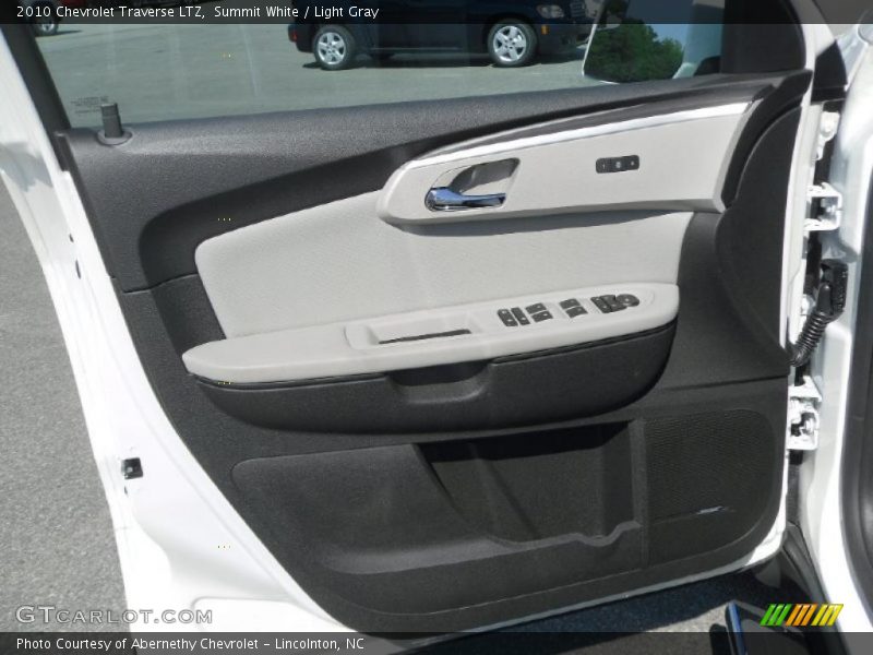 Summit White / Light Gray 2010 Chevrolet Traverse LTZ