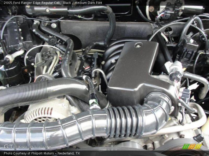 Black / Medium Dark Flint 2005 Ford Ranger Edge Regular Cab