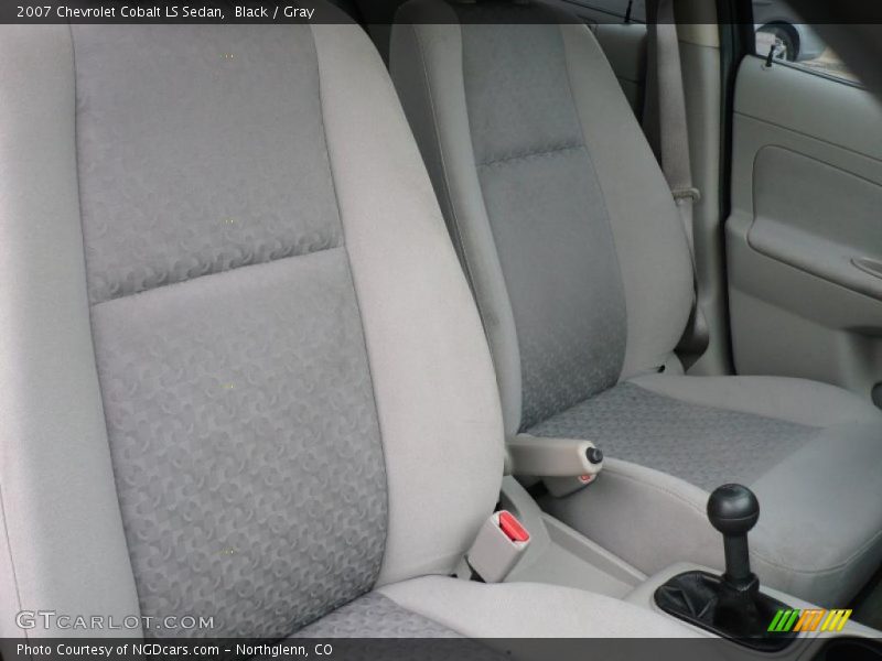 Black / Gray 2007 Chevrolet Cobalt LS Sedan