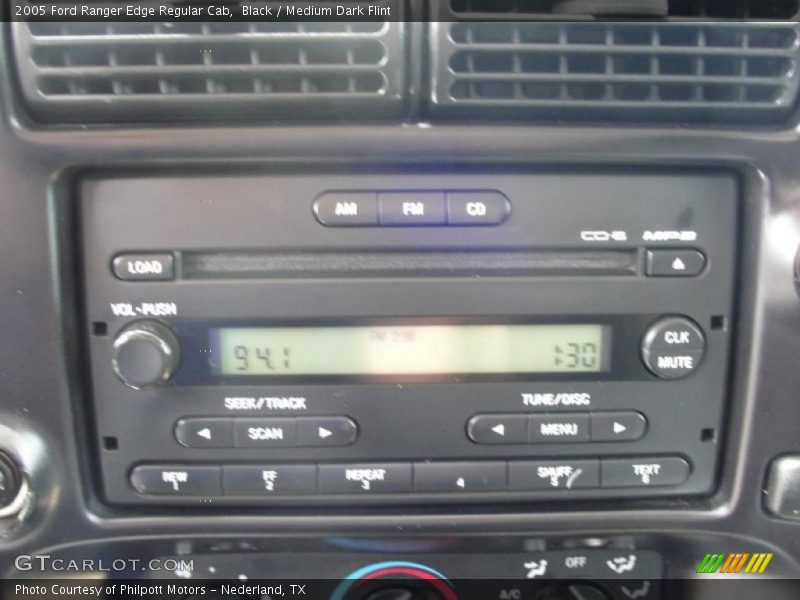 Black / Medium Dark Flint 2005 Ford Ranger Edge Regular Cab