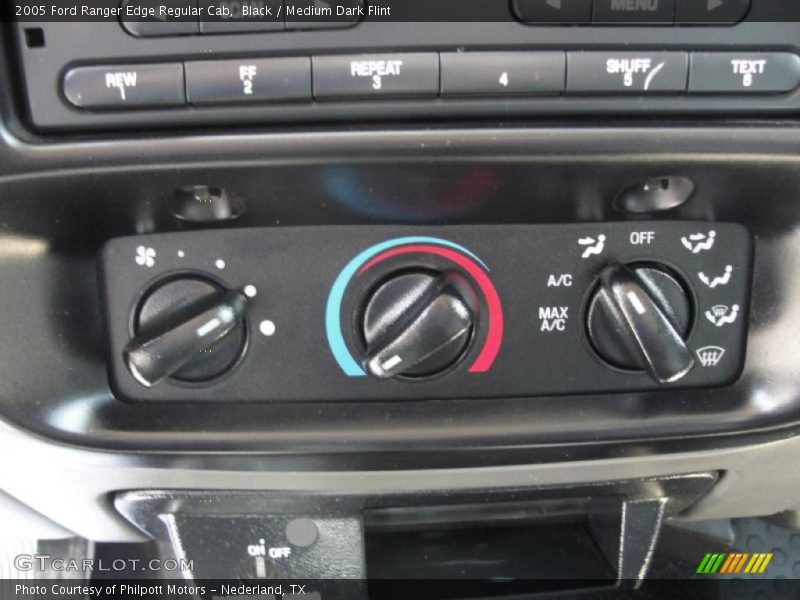 Black / Medium Dark Flint 2005 Ford Ranger Edge Regular Cab