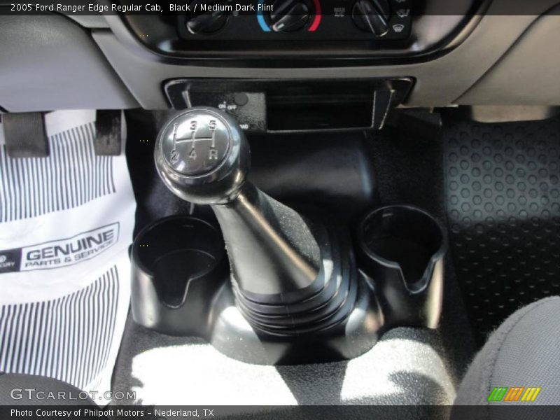 Black / Medium Dark Flint 2005 Ford Ranger Edge Regular Cab