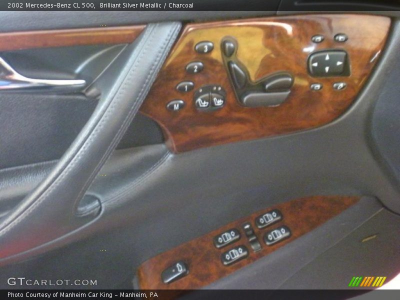 Brilliant Silver Metallic / Charcoal 2002 Mercedes-Benz CL 500