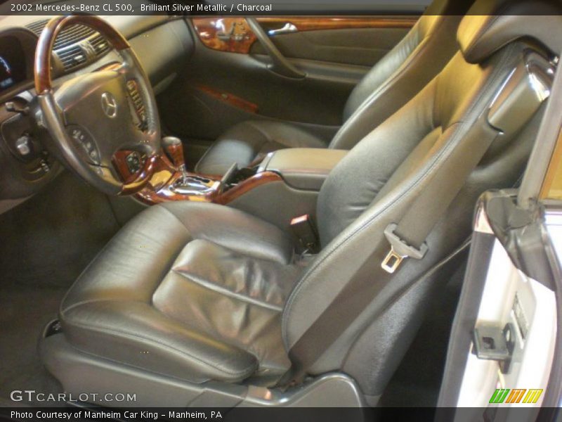 Brilliant Silver Metallic / Charcoal 2002 Mercedes-Benz CL 500