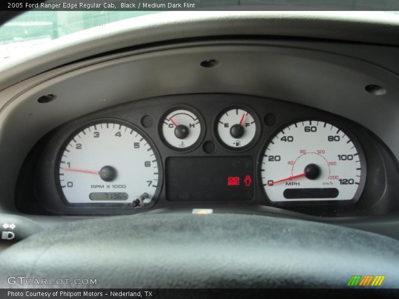 Black / Medium Dark Flint 2005 Ford Ranger Edge Regular Cab