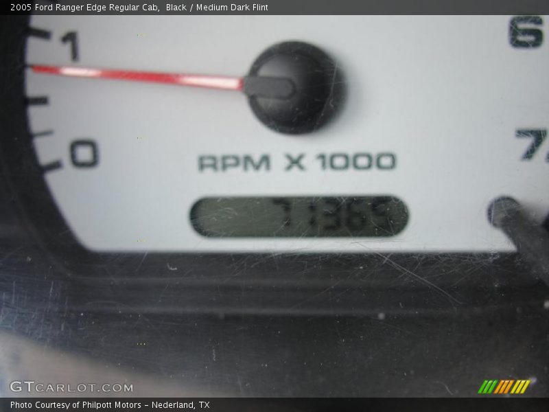 Black / Medium Dark Flint 2005 Ford Ranger Edge Regular Cab