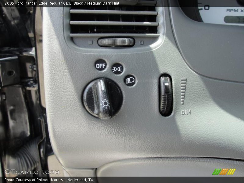 Black / Medium Dark Flint 2005 Ford Ranger Edge Regular Cab