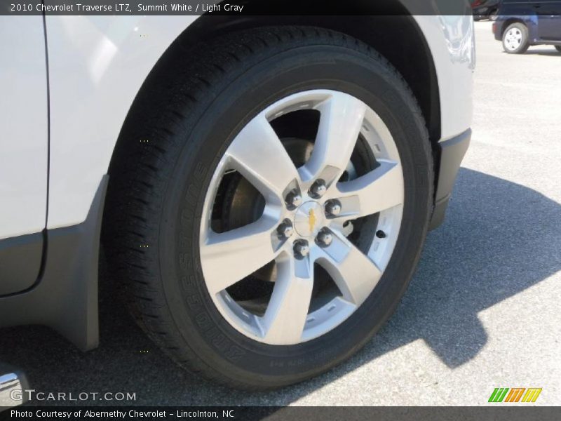 Summit White / Light Gray 2010 Chevrolet Traverse LTZ