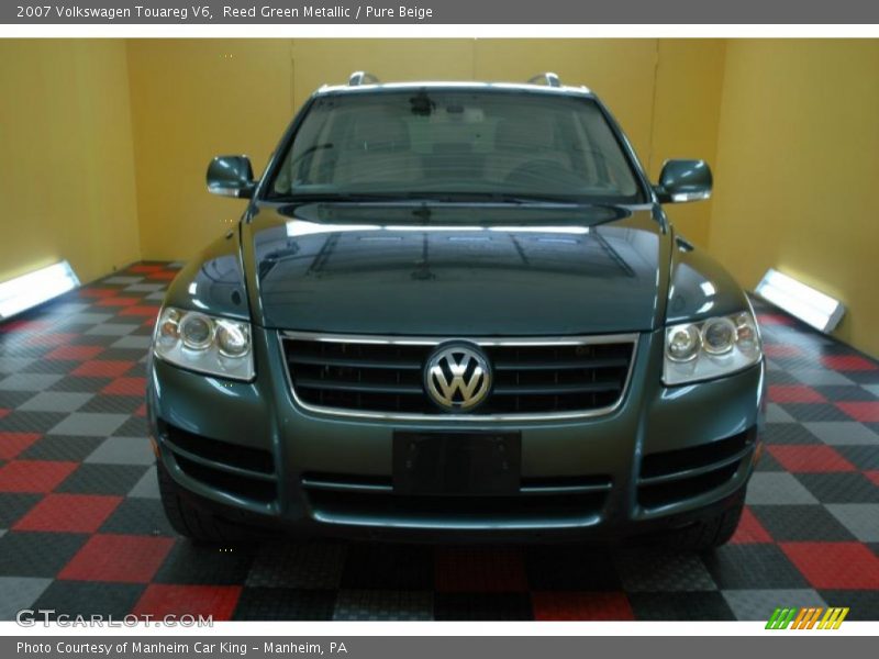 Reed Green Metallic / Pure Beige 2007 Volkswagen Touareg V6