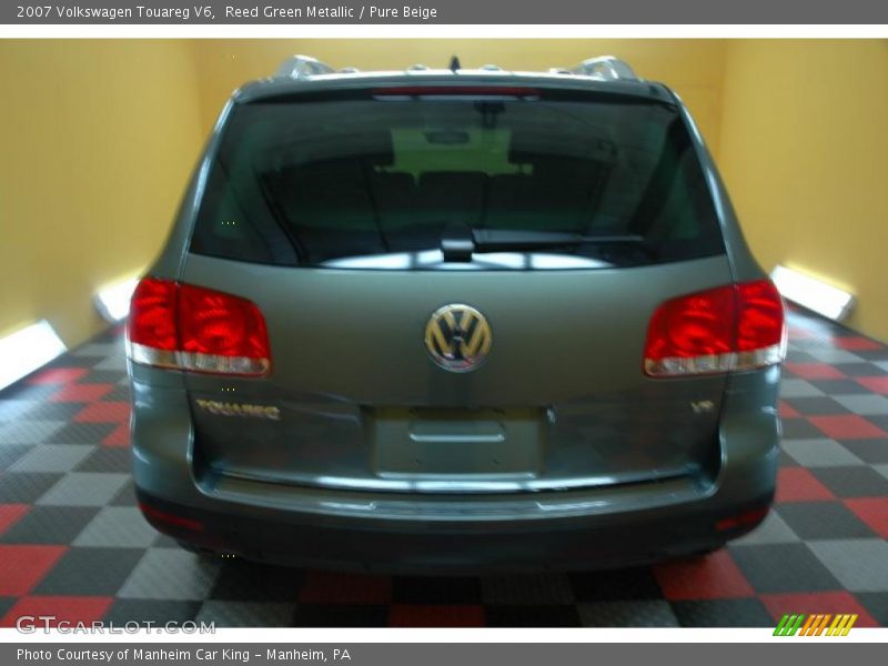 Reed Green Metallic / Pure Beige 2007 Volkswagen Touareg V6
