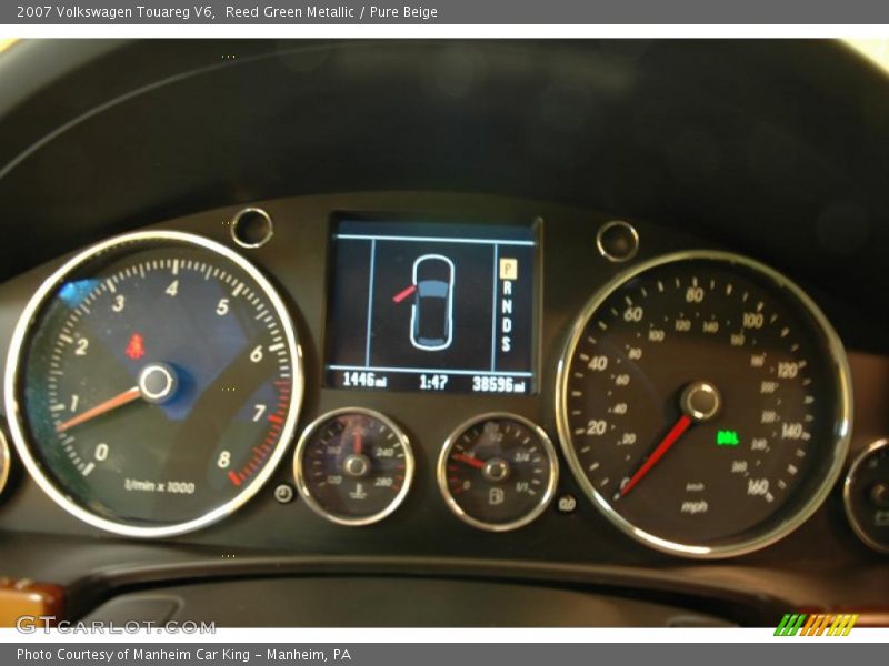 Reed Green Metallic / Pure Beige 2007 Volkswagen Touareg V6