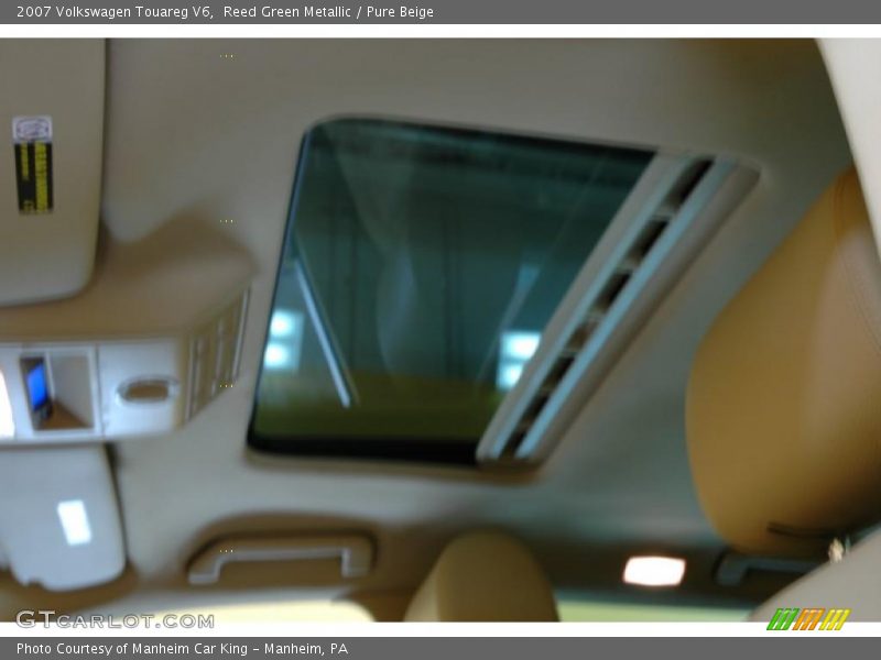 Reed Green Metallic / Pure Beige 2007 Volkswagen Touareg V6