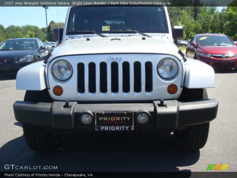 Bright Silver Metallic / Dark Slate Gray/Medium Slate Gray 2007 Jeep Wrangler Unlimited Sahara