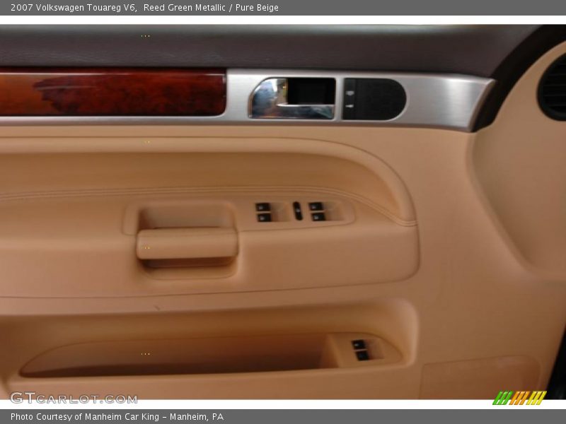 Reed Green Metallic / Pure Beige 2007 Volkswagen Touareg V6