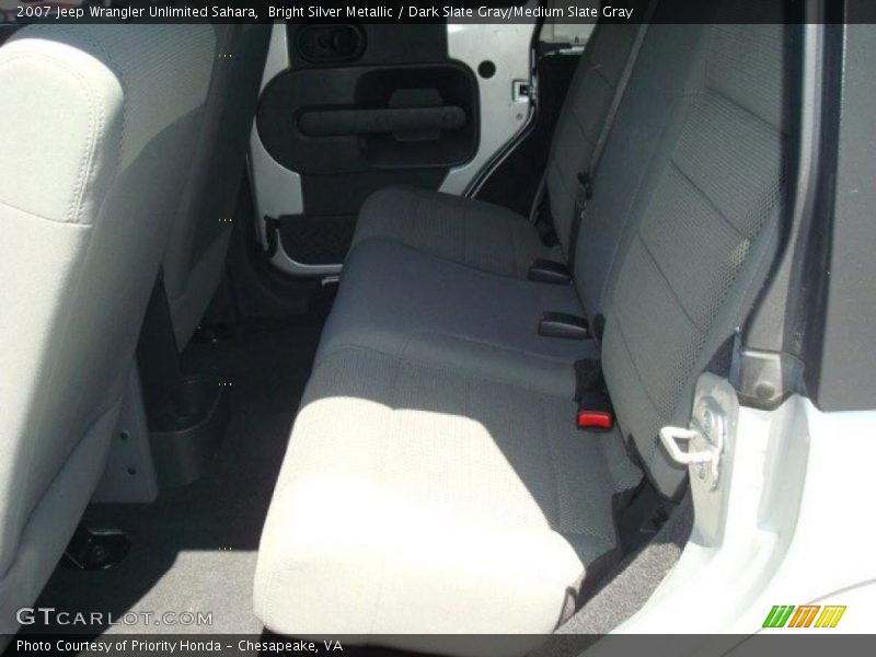 Bright Silver Metallic / Dark Slate Gray/Medium Slate Gray 2007 Jeep Wrangler Unlimited Sahara
