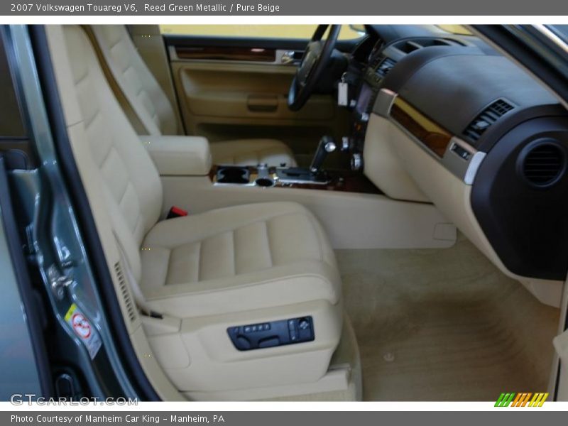 Reed Green Metallic / Pure Beige 2007 Volkswagen Touareg V6