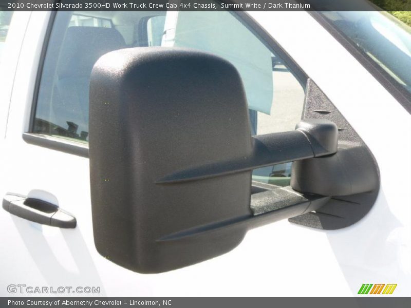 Summit White / Dark Titanium 2010 Chevrolet Silverado 3500HD Work Truck Crew Cab 4x4 Chassis