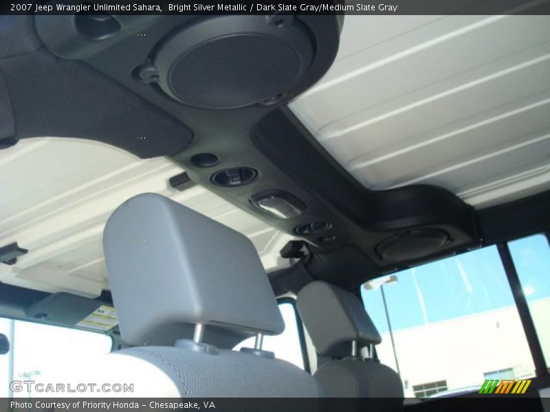 Bright Silver Metallic / Dark Slate Gray/Medium Slate Gray 2007 Jeep Wrangler Unlimited Sahara