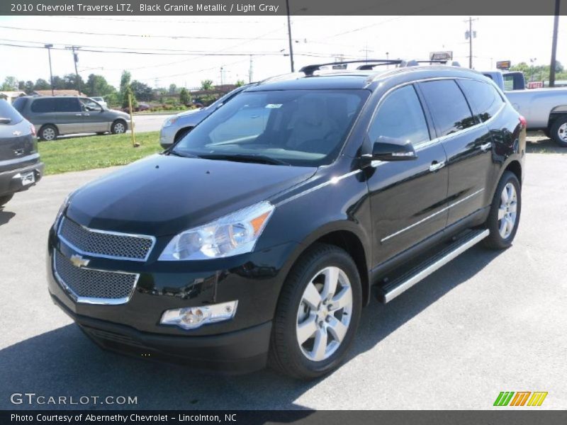 Black Granite Metallic / Light Gray 2010 Chevrolet Traverse LTZ