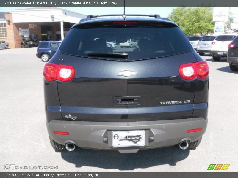 Black Granite Metallic / Light Gray 2010 Chevrolet Traverse LTZ
