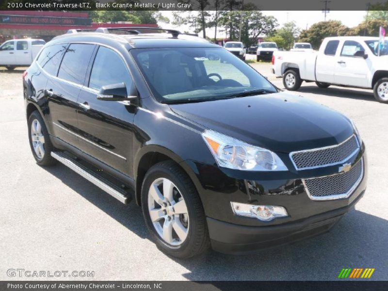 Black Granite Metallic / Light Gray 2010 Chevrolet Traverse LTZ