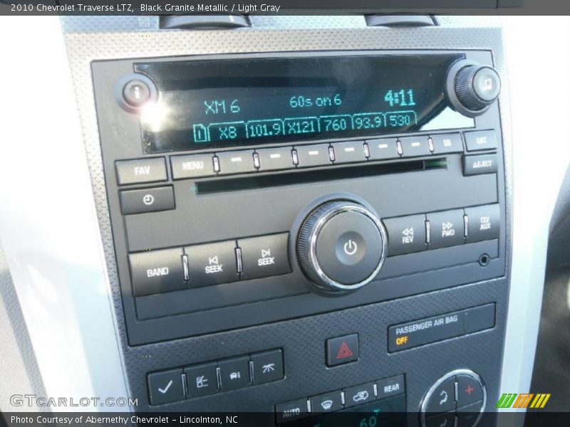 Black Granite Metallic / Light Gray 2010 Chevrolet Traverse LTZ