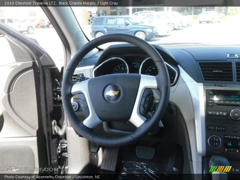 Black Granite Metallic / Light Gray 2010 Chevrolet Traverse LTZ