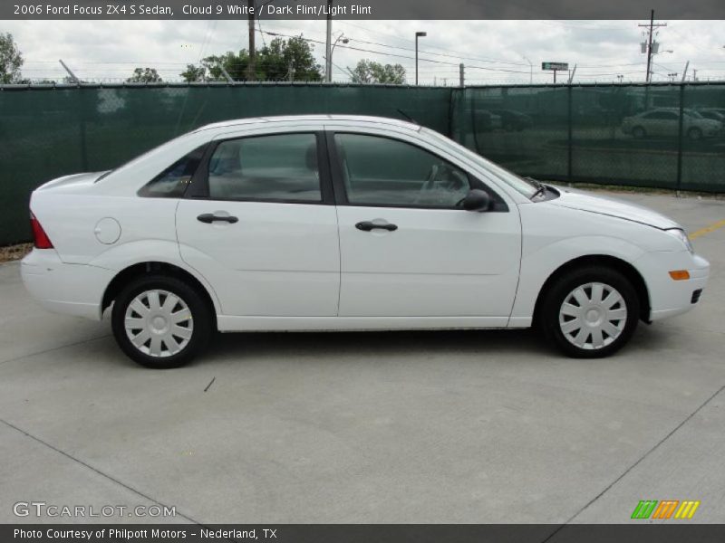 Cloud 9 White / Dark Flint/Light Flint 2006 Ford Focus ZX4 S Sedan