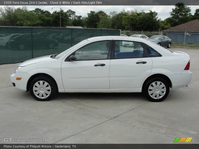 Cloud 9 White / Dark Flint/Light Flint 2006 Ford Focus ZX4 S Sedan