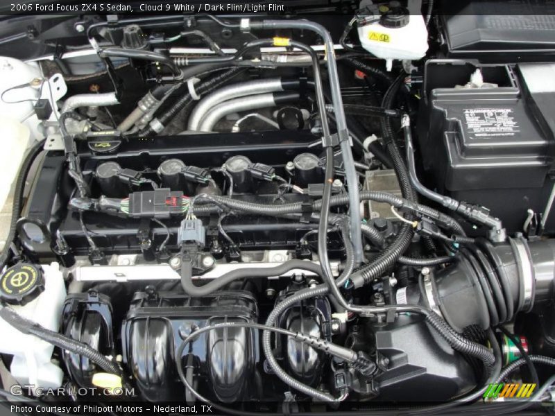 Cloud 9 White / Dark Flint/Light Flint 2006 Ford Focus ZX4 S Sedan