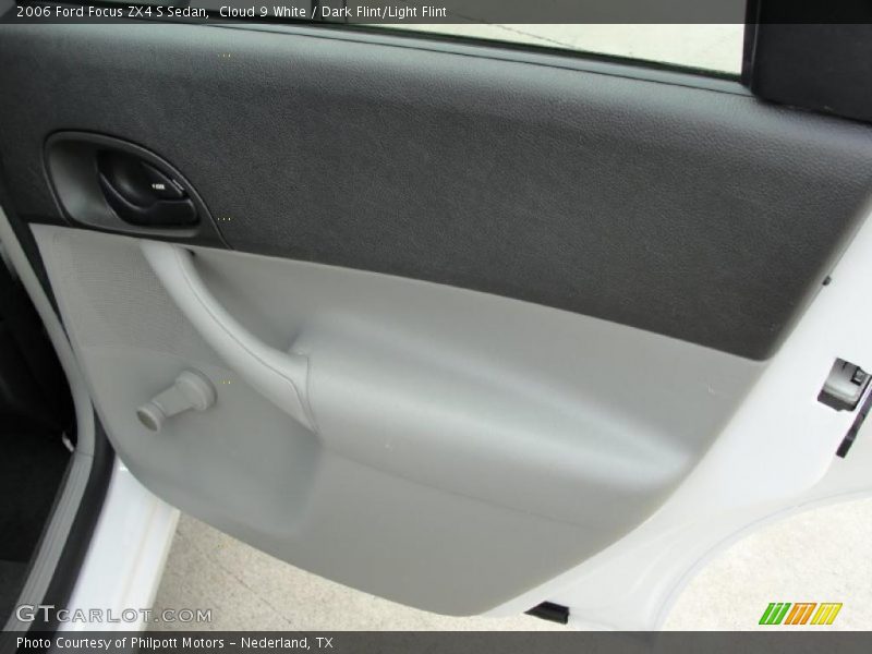 Cloud 9 White / Dark Flint/Light Flint 2006 Ford Focus ZX4 S Sedan