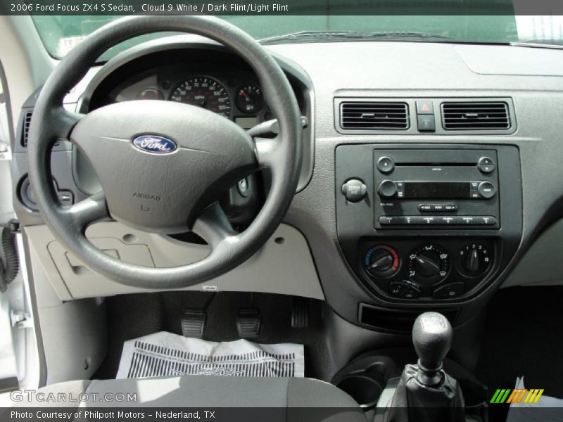 Cloud 9 White / Dark Flint/Light Flint 2006 Ford Focus ZX4 S Sedan