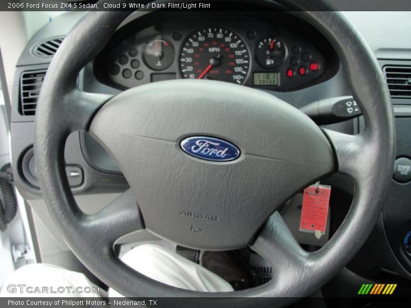 Cloud 9 White / Dark Flint/Light Flint 2006 Ford Focus ZX4 S Sedan