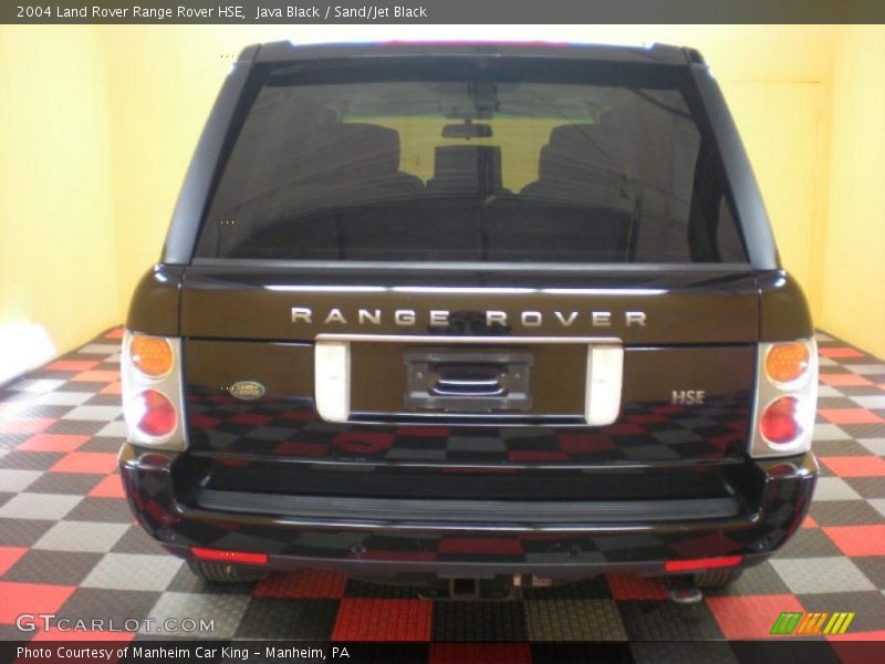 Java Black / Sand/Jet Black 2004 Land Rover Range Rover HSE