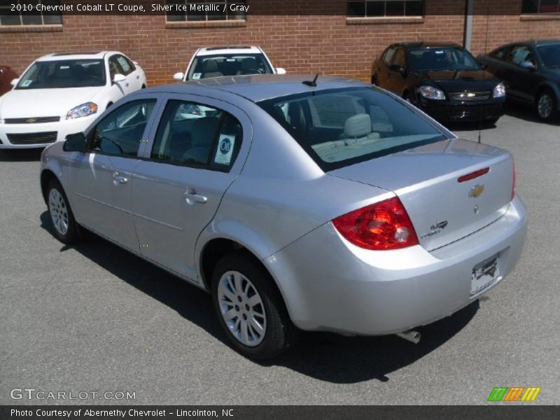 Silver Ice Metallic / Gray 2010 Chevrolet Cobalt LT Coupe