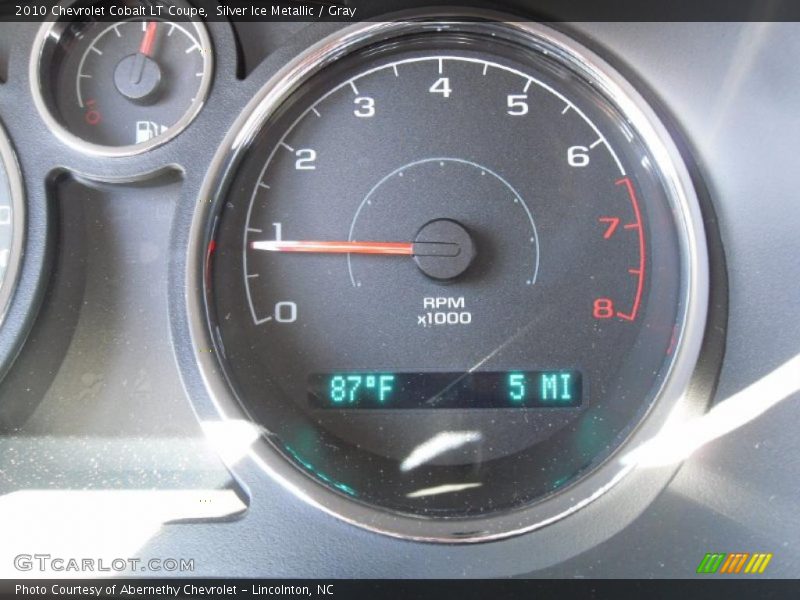 Silver Ice Metallic / Gray 2010 Chevrolet Cobalt LT Coupe