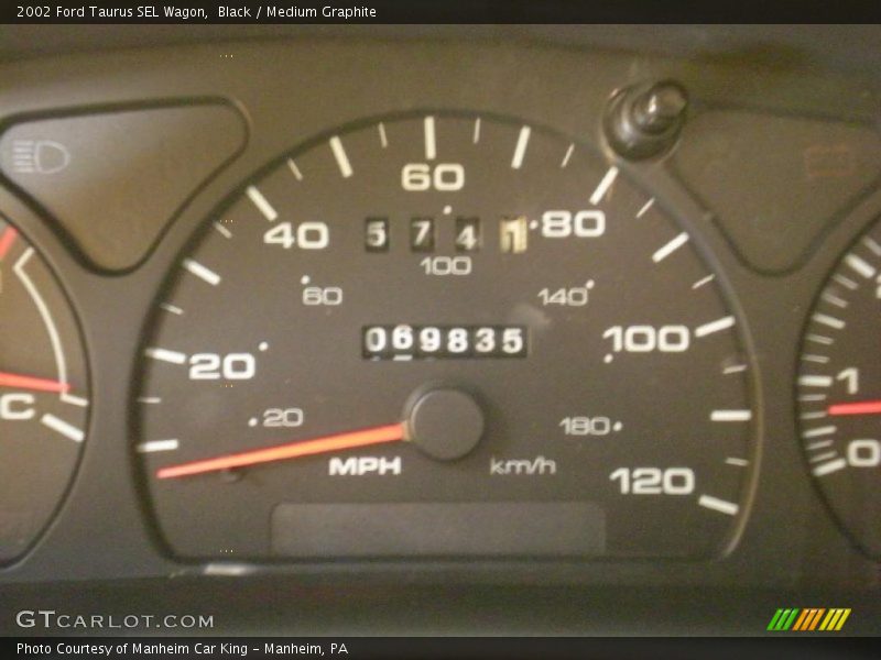 Black / Medium Graphite 2002 Ford Taurus SEL Wagon