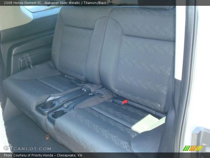 Alabaster Silver Metallic / Titanium/Black 2008 Honda Element SC