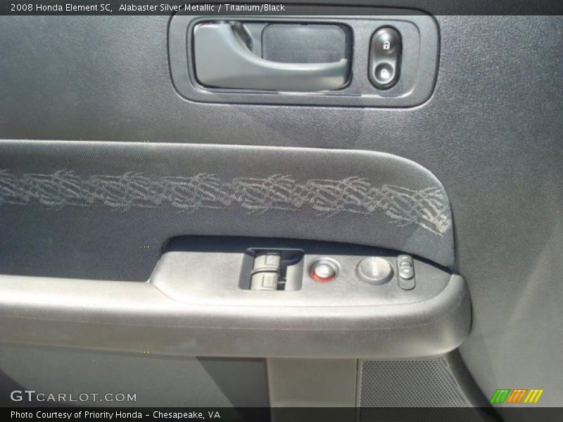 Alabaster Silver Metallic / Titanium/Black 2008 Honda Element SC