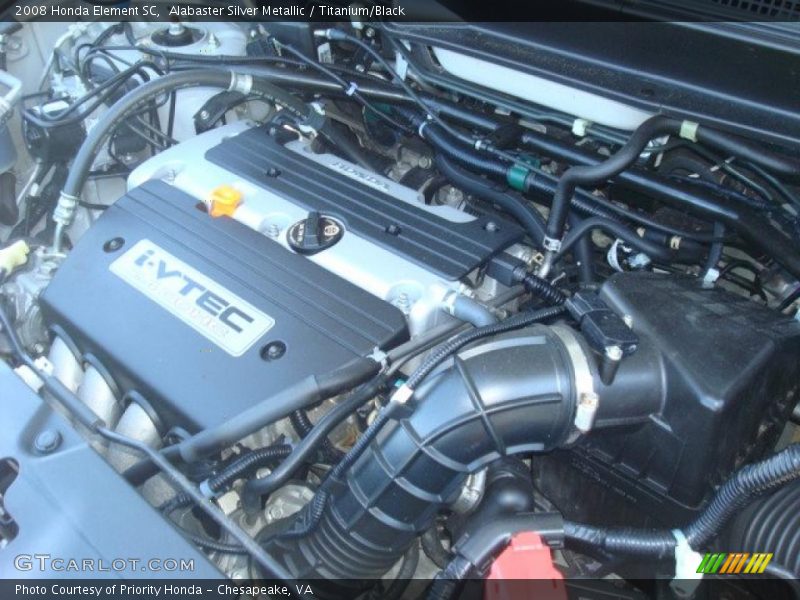 Alabaster Silver Metallic / Titanium/Black 2008 Honda Element SC