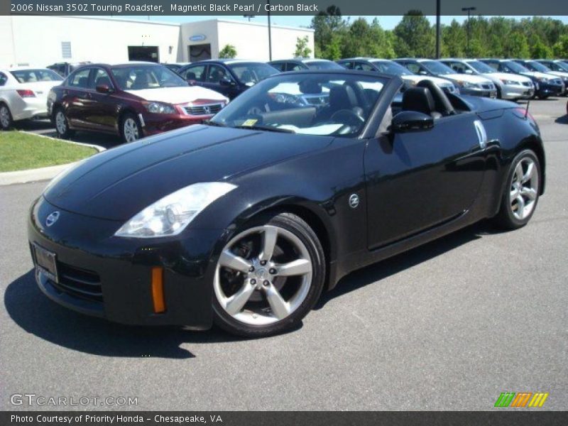 Magnetic Black Pearl / Carbon Black 2006 Nissan 350Z Touring Roadster