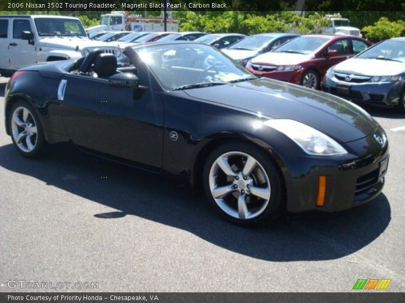 Magnetic Black Pearl / Carbon Black 2006 Nissan 350Z Touring Roadster