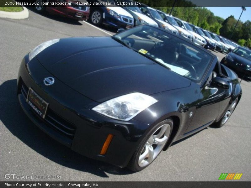 Magnetic Black Pearl / Carbon Black 2006 Nissan 350Z Touring Roadster