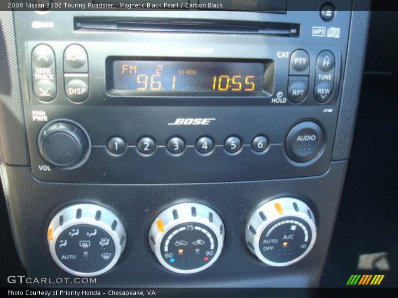 Magnetic Black Pearl / Carbon Black 2006 Nissan 350Z Touring Roadster