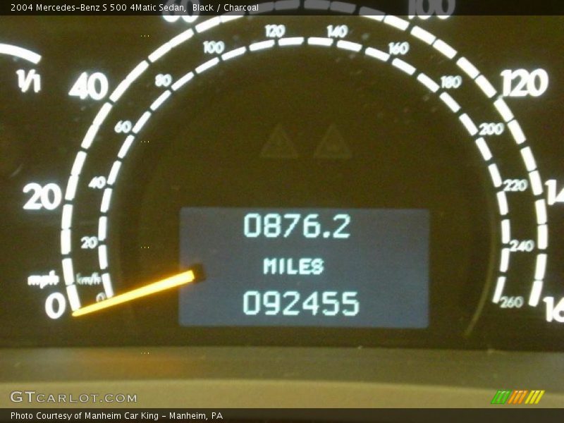 Black / Charcoal 2004 Mercedes-Benz S 500 4Matic Sedan