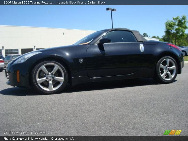 Magnetic Black Pearl / Carbon Black 2006 Nissan 350Z Touring Roadster