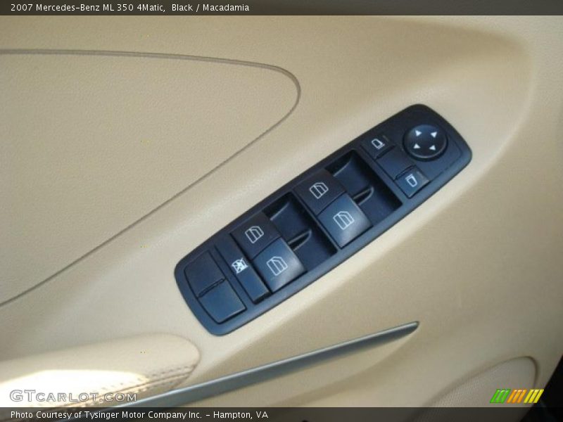 Black / Macadamia 2007 Mercedes-Benz ML 350 4Matic